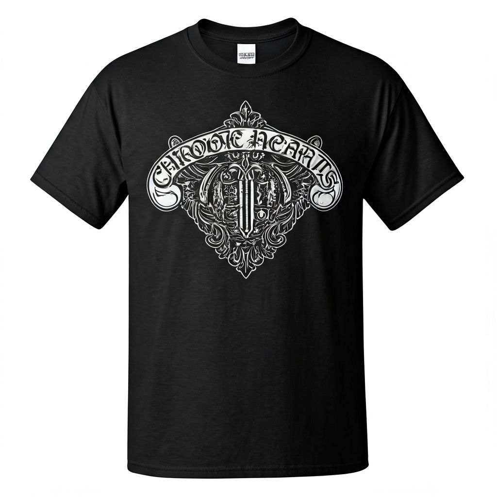 CHROME HEARTS TEE - Black