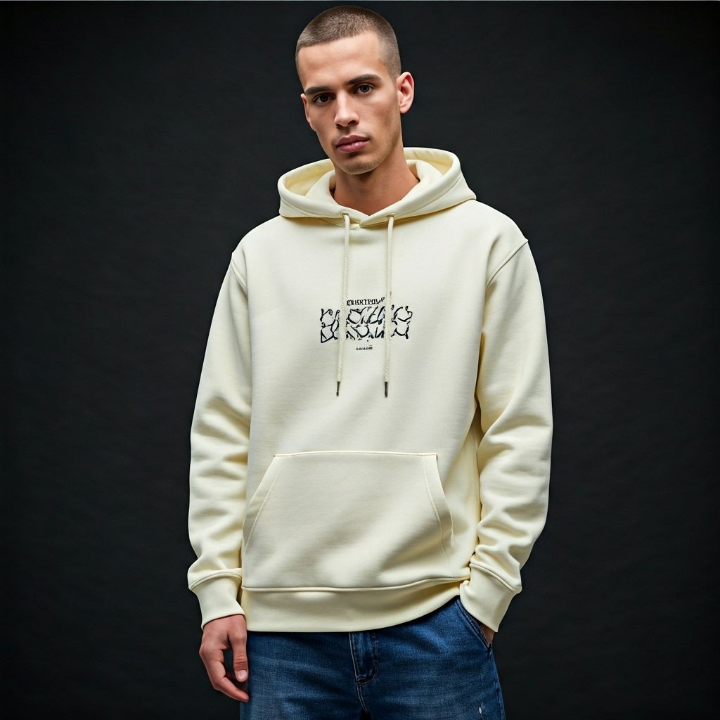 GD HOODIE - Cream